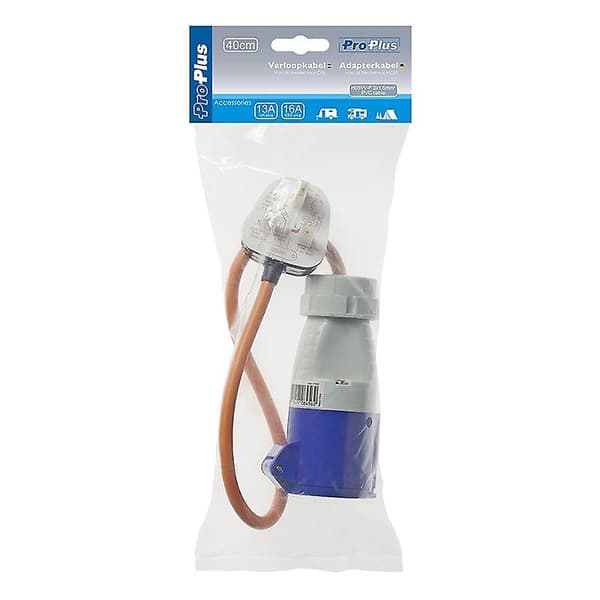 Adapterkabel 40cm fra -stik til CEE (LGL)