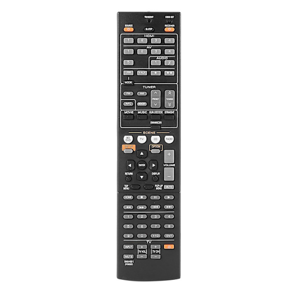 Fjernbetjening til Rx-v375 Rx-v467 Rx-v565 Rx-v567 Rx-v571 Rx-v665 Rx-v765 -3066 -4065 -3066bl Rx-v [GGL] black