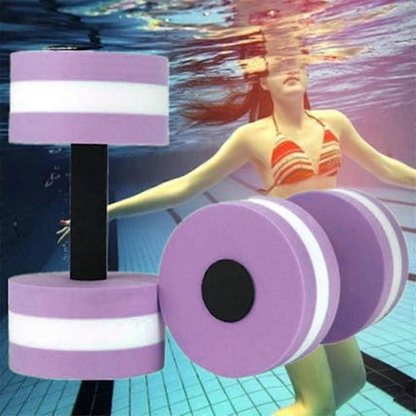 par vand aerobic skum håndvægte til pool modstand, vand fitness barbell hånd bar træningsudstyr (LGL)