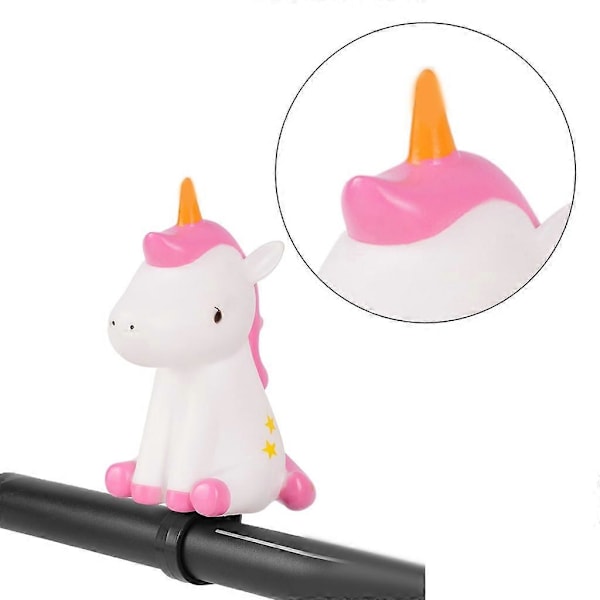 Söt Scooter Cykelklocka Kläm Cykelhorn för Barn Pojkar Flickor LGL Triceratops