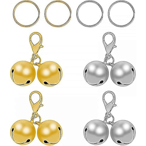 St Pet Bells, Klockor för Hundhalsband Guld Silver Klockor för Berlock Hänge för Hundar Katter Halsband (LGL)