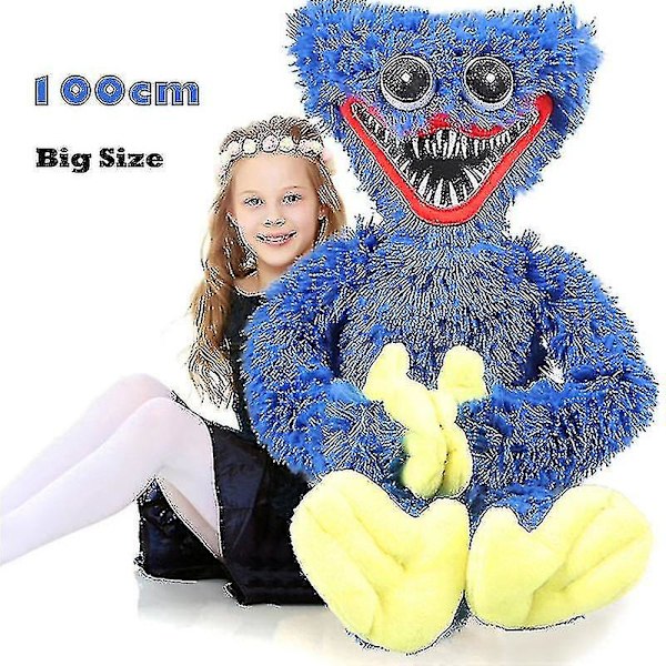 20cm/40cm/80cm/100cm Playtime Plush Legetøj Karakter Huggy Wuggy Dukke Black 40cm