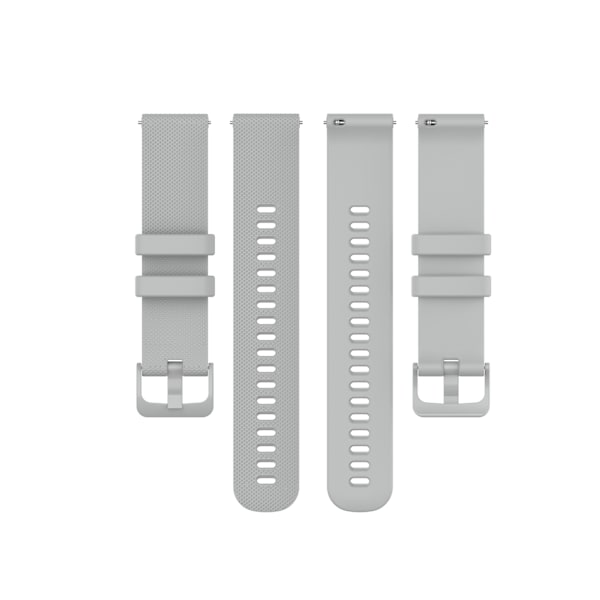 Urrem i silikone til Garmin Venu 2S, Garmin Vivomove 3S, Garmin Move 3S, Garmin Vivoactive 4S Grå (LGL)