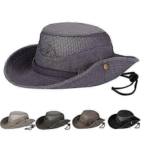 Solhatt UV-skydd Bucket Hat Sommarhattar (Grå) (LGL)