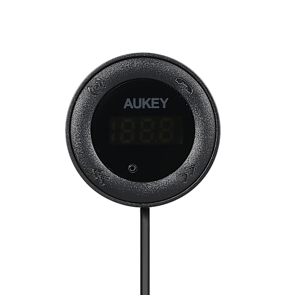 AUKEY Langaton FM-lähetin autoon, Langaton auton audio BT-sarja kaikille älypuhelimille ja audiosoittimille LGL