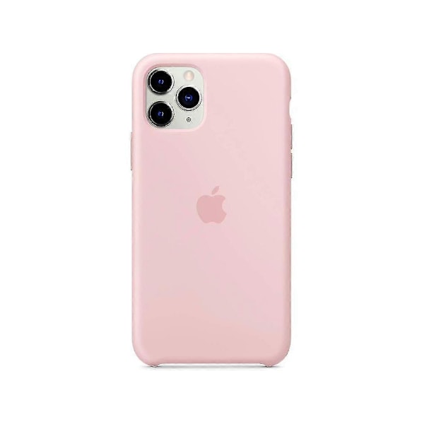 Ohut nestemäinen silikoni TPU -suojakuori iPhone 11 Pro LGL:lle Pink