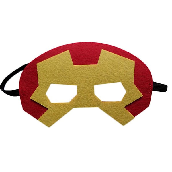 Tegneserie Superhelt Cosplay Maske Halloween Fest Voksen utkledning Kostyme Maske Barn Bursdagsfest Superhelt Gave 1pc ironman