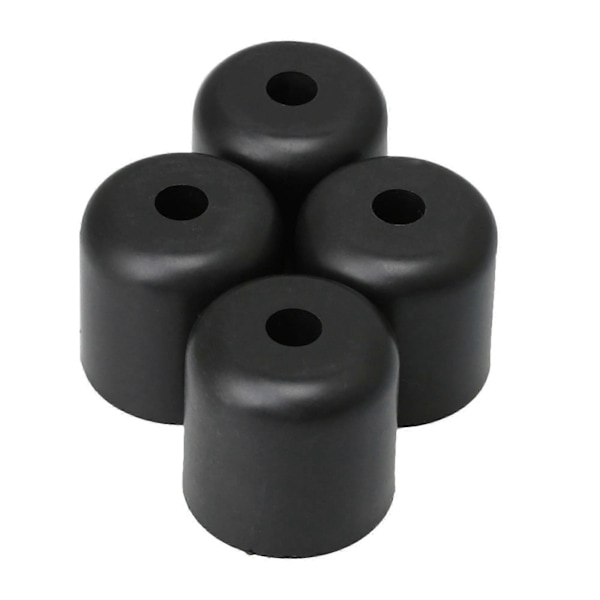 50X50mm Plastik Stol Bord Fødder Ben Sort Hul Diameter 6mm Sæt Med 4-God LGL