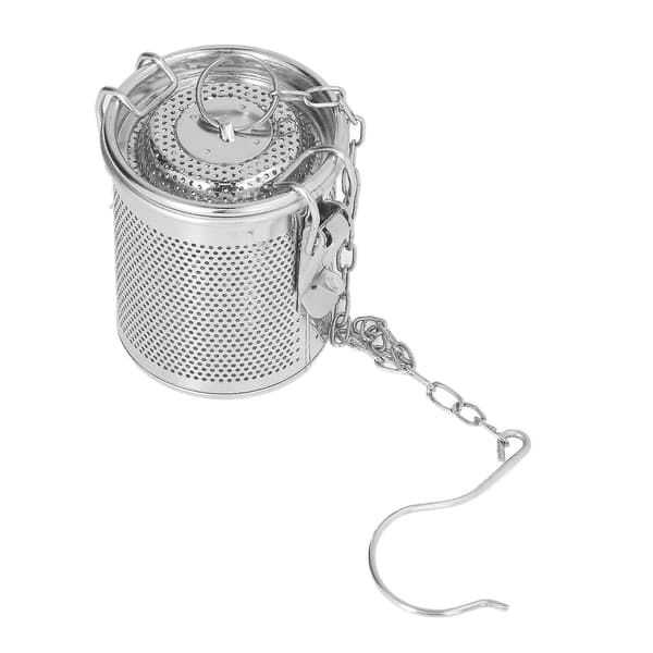 Te-infusionskugle, krydderikugle i rustfrit stål, krydderisigte, multifunktionel krydderifilter til sovs, suppe, smagskrydderi (0,3L) (LGL)