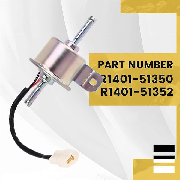 R1401-51350 12V Brændstofløftepumpe R1401-51352 til Kubota Motor D722 D905 D1105 D1305 V1505 V2203 ZD221 (LGL)