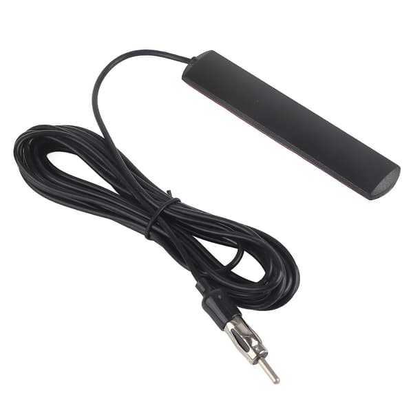 ANT-309 Universal Bil FM Radio Antenn Patch Antenn Vindruta Montering 5m Kabel (LGL)