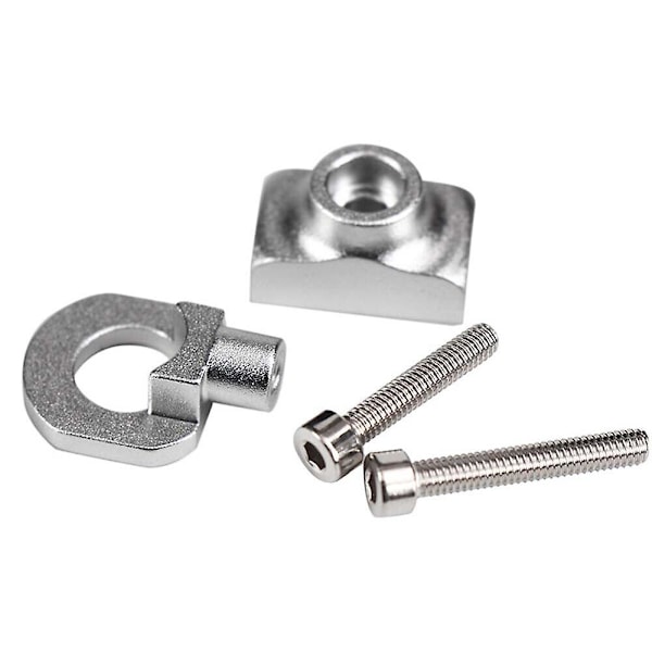 Cykelkedjetuggare Justerare Spännare Aluminiumlegering BMX Fixie Fästelement [GGL] Silver