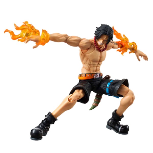 One Piece Portgasd Ace Anime Actionfigur Samleobjekt PVC Modell Variabel Action Dukker Leker Ornament Fans Gaver[GL]