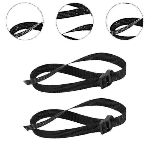 Bärbara och lättinstallerade fotremmar för roddmaskin - 2x tillbehör (LGL)