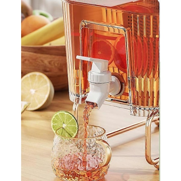 6L Koldtvandskande Is Juice Dispenser Drikkevare Dispenser til Køkken Bar (LGL)