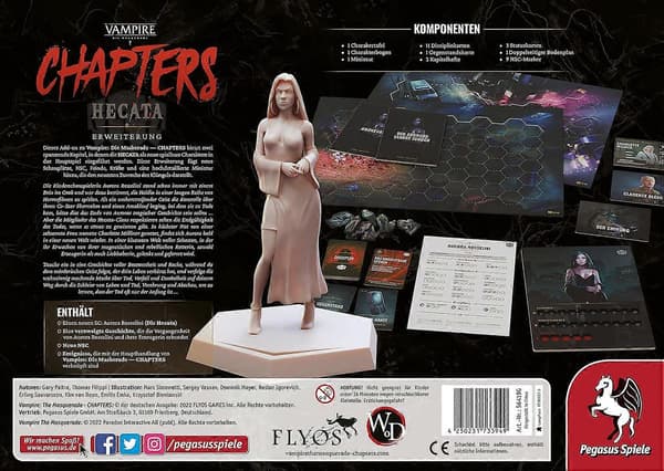 Vampire The Masquerade Chapters -lisäpaketti Hecata (LGL)