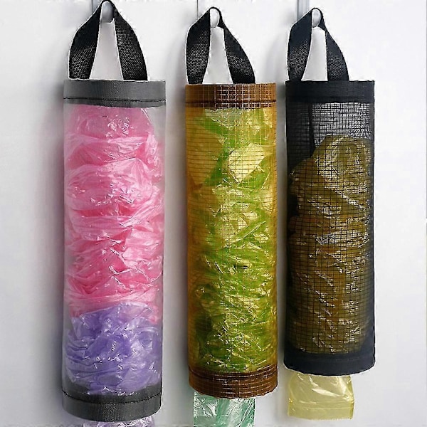 Stor plastikposeholder dispenser affaldspose til hjemmet autocamper opbevaring (LGL)