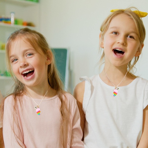 Sydänpalapeli Kaulakoru Ystävyyskaulakoru 2 kpl (LGL) Flerfärgad MultiColor
