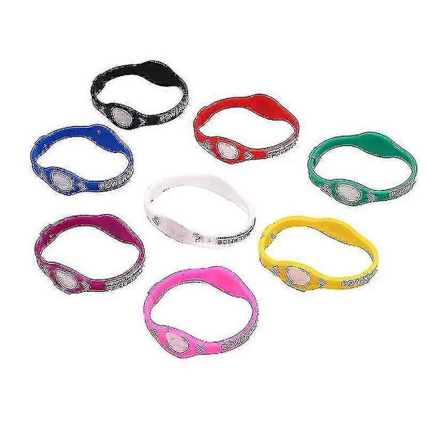 Power Balance Energi Helse Armbånd For Sport Håndleddsbånd Ion Silikonbånd Gave LGL Yellow