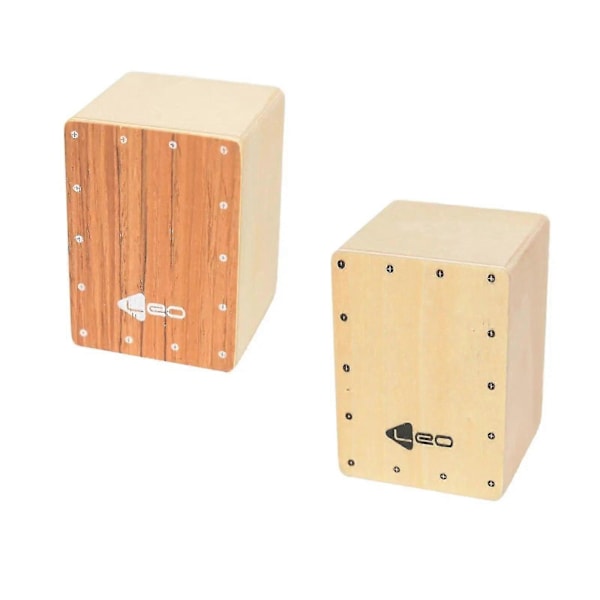 Cajon-rumpu, lyömäsoittimet kotiin ja lavalle Brown Wooden