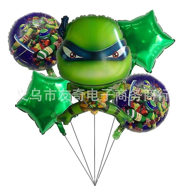 Dekorative ballon til Ninja Turtle tema fødselsdagsfest jule babyshower dekorationer fødselsdag's baloon balloner dekoration