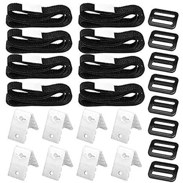 8 Pack Swimming Pool Cover Roller Fixing Straps Kit Swimming Belt Replacement Accessories For Mobile Reel System, Pool Tarps And Covers [GGL]