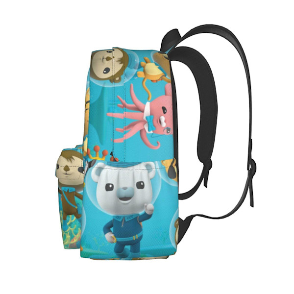 a22 Octonauts Suuri Vallisaari -reppu Olkapäälaukku Kannettava Tietokoneen Laukku Koululaukku Unisex Matkustustarvikkeet Suuri Kapasiteetti Päiväreppu Satcheli Reppu JJi22