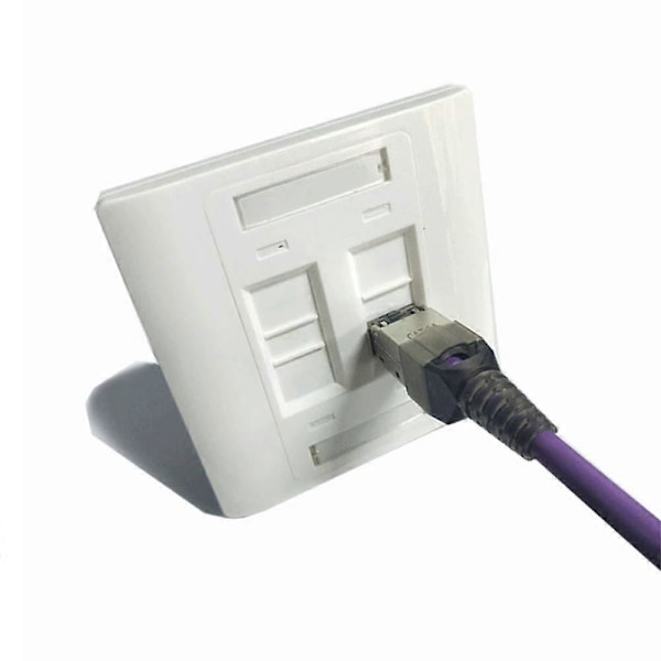 Verktøyfri RJ-45 Cat6/6A feltmonteringsplugg fra Pieces, Cat6A RJ45 skjermet for installasjonskabel 23-26AWG (LGL)