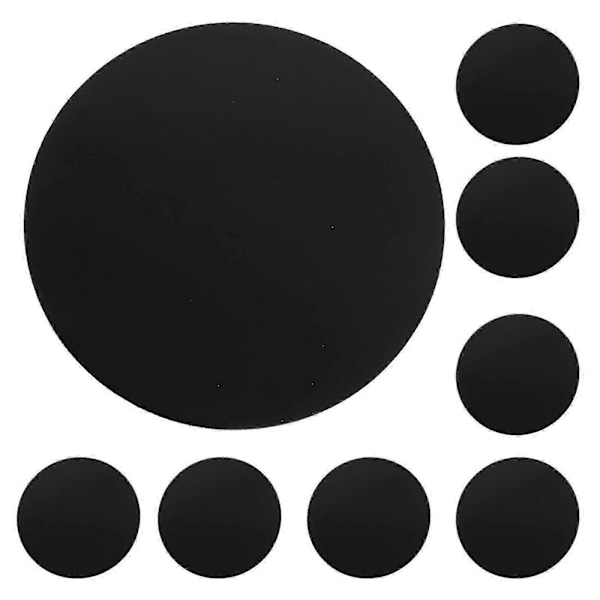 10 stk. Akryl Cirkulær Miniature Base Mini Dukkeplade Mini Dukke Display Base (LGL)
