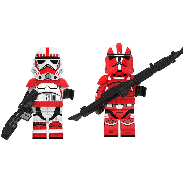Clone Troopers Commander Minifigures Star Wars Rakennuspalikat Lelut 8PCS