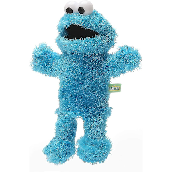 The Muppets Movie blød plys bamse Sesame Street Cookie Monster hånddukke, blå Monster-b [LGL]