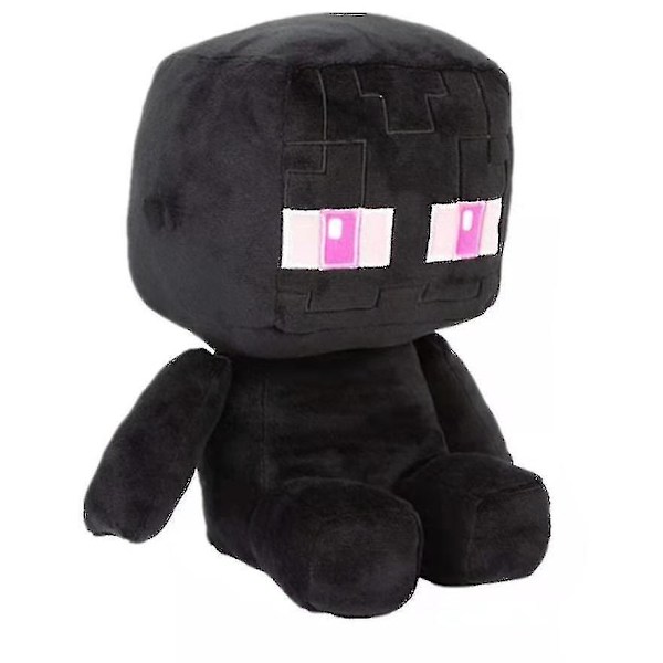 Minecraft Nya Enderman Steve Spel Periferi Plysch Leksak Docka 26cm S [GGL]