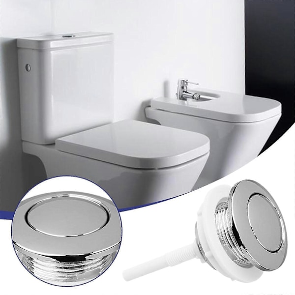 WC-istuimen painonappi, yksi huuhtelupainike, WC-vesisäiliön painike (LGL)
