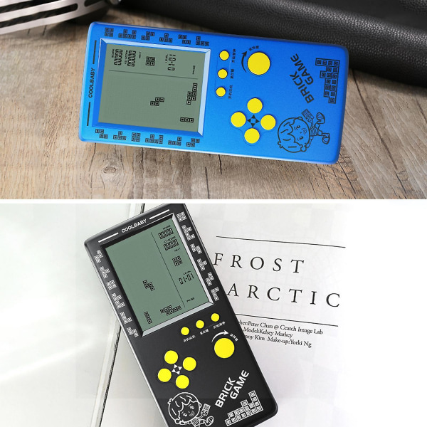 Rs-100 Tetris-spilkonsol Klassisk blokspil Puslespil Spiller Håndholdt spilmaskine Brick-spil Beyamis Yellow