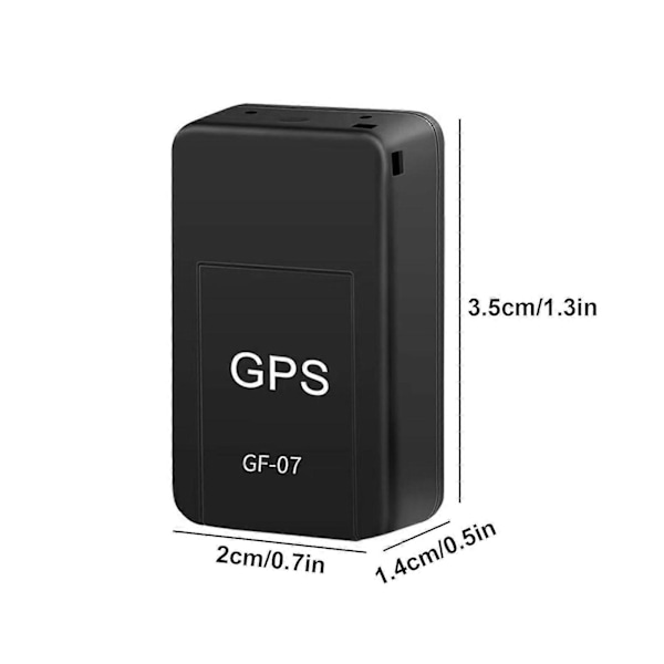 Mini GPS-paikannin - Ajoneuvon auton moottoripyörän lasten koiran lemmikin seurantalaite GF-07 LGL