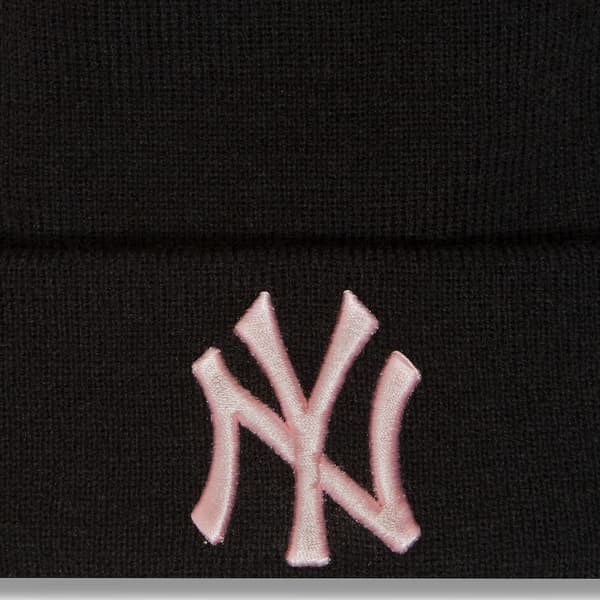 New York Yankees Essential Cuff Stickad Varm Vintermössa - (LGL) Black One Size