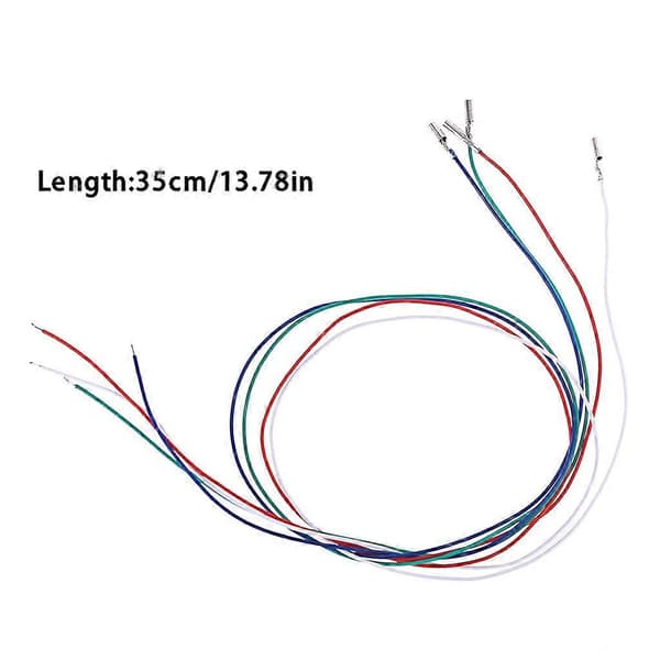 Universal Cartridge Phono Kabel Ledninger Header Ledninger til Pladespiller Phono Headshell (LGL) Set D