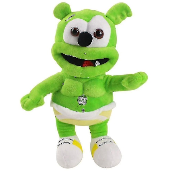 Syngende I Am A Gummy Bear Musikalsk Gummibar Myk Plysjdukke Teddy Toy Perfekt Kvalitet [GGL]