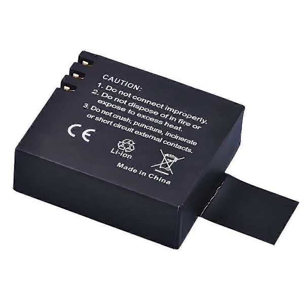 3 stk. 900mAh Sj4000 PG1050 Batteri Oppladbart Batteri for SJ4000 WiFi SJ5000 WiFi Plus M10 SJ5000x SJCAM Action Camera LGL