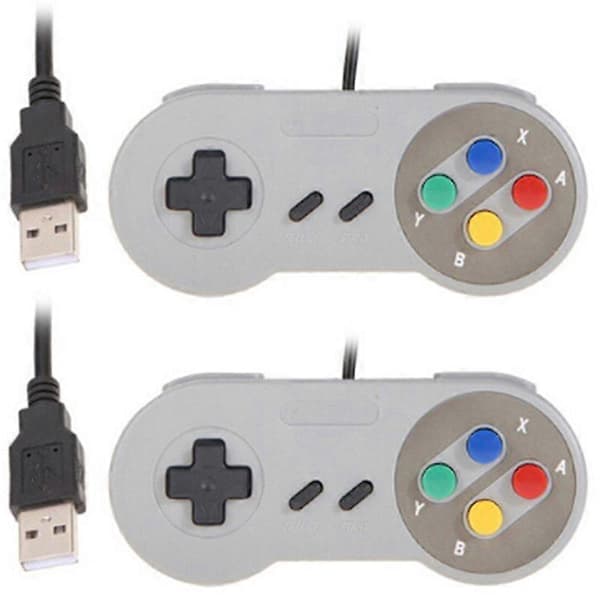 Usb Retro Super Controller til Sf Snes Pc Windows Mac Spiltilbehør (LGL)