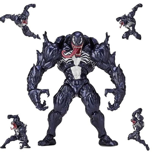 Anime-film  Man Mountain Joints Movable Venom Massacre Model Pendant Doll Action Figure  Legetøy Barn Julegaver[GL] Venom-boxed