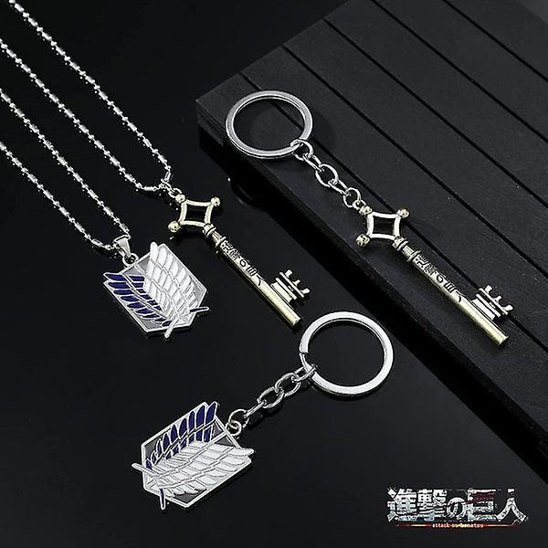 Attack on Titan Halsband för Män, Kvinnor, Pojkar och Flickor - AOT Anime Halsband [GGL]