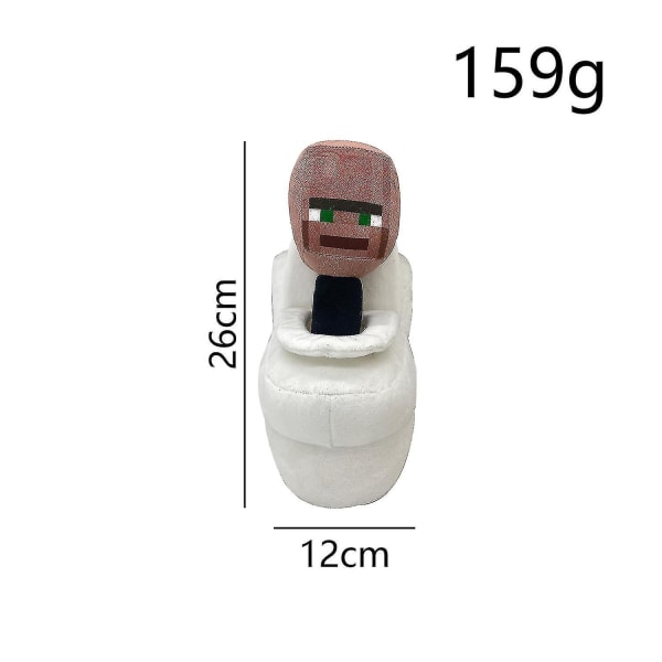 Hauska peli Skibidi WC Pehmo-nukke WC-mies Kameramies Kaiutinmies täytetyt lelut Pixel Toilet