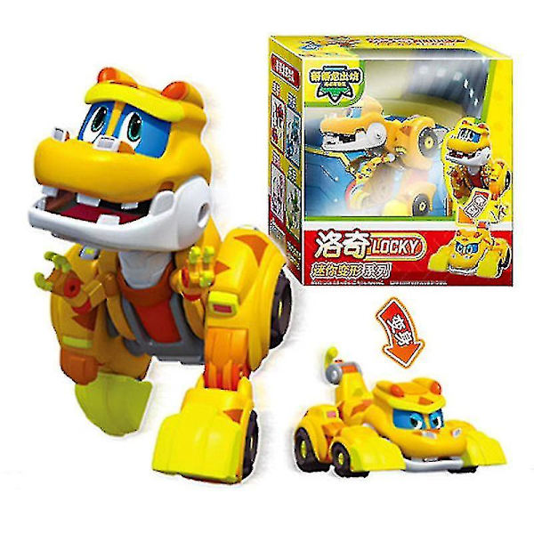 Nyeste Abs Min Deformation Gogo Dino Actionfigurer Rex Transformation Bil Flyvemaskine Motorbåd Kran Dinosaur Legetøj Til Børn V Høj Kvalitet LTX[GL] With Box Viki