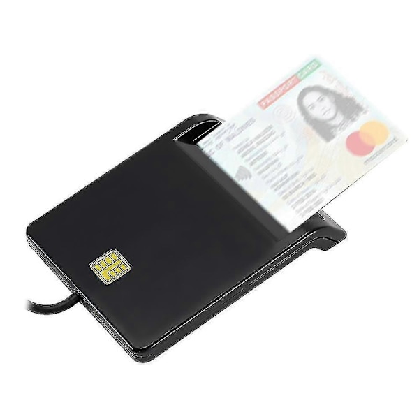USB Smart Card Reader til Bankkort IC/ID EMV Kortlæser Høj Kvalitet til Windows 7 8 10 Linux OS USB-CCID ISO 7816 KR LGL