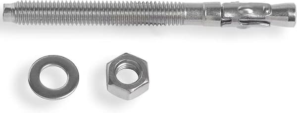 Kileanker M10 10mm x L 70mm Rustfrit stål A2 AISI 304 Rustfrit stål [10 stk.] (LGL)