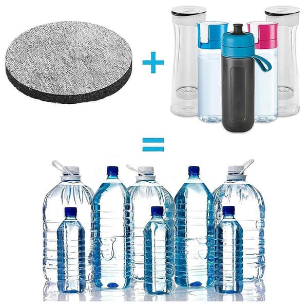 6 stk. MicroDisc vandfilter til Brita Fill and Go vandfilter (LGL)