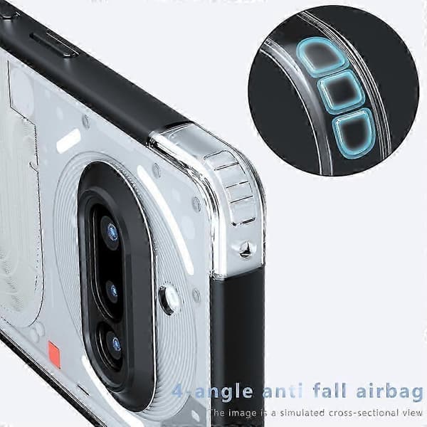 PC Hybrid TPU Telefon Cover Til Nothing Phone 3a (LGL)