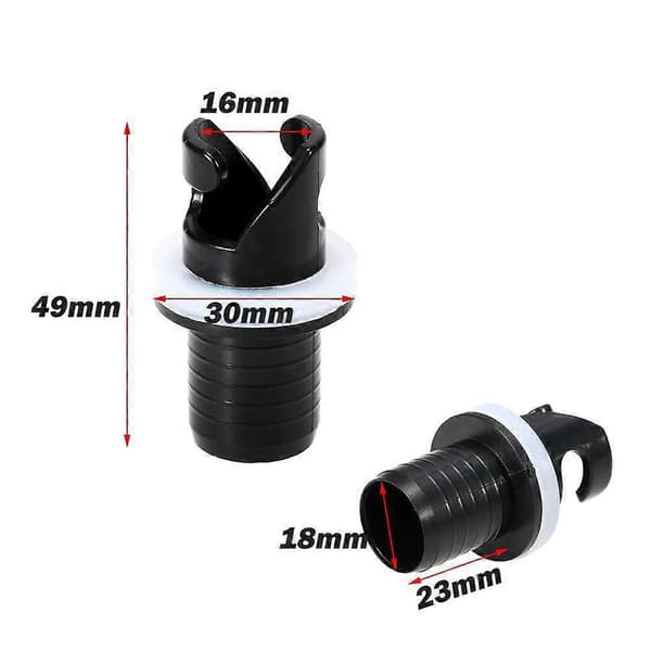 Luftventiladapter, Uppblåsbar Kajak Luftpump Adapter Tillbehör, Roberts Uppblåsbar Båt Fotpump Kajak Luftventil Adapter Ventiladapter (LGL)