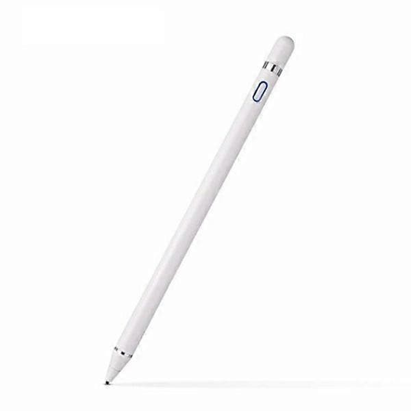 2-i-1 Stylus Penn Apple IPad Android Nettbrett Ritpenn Hvit (LGL)